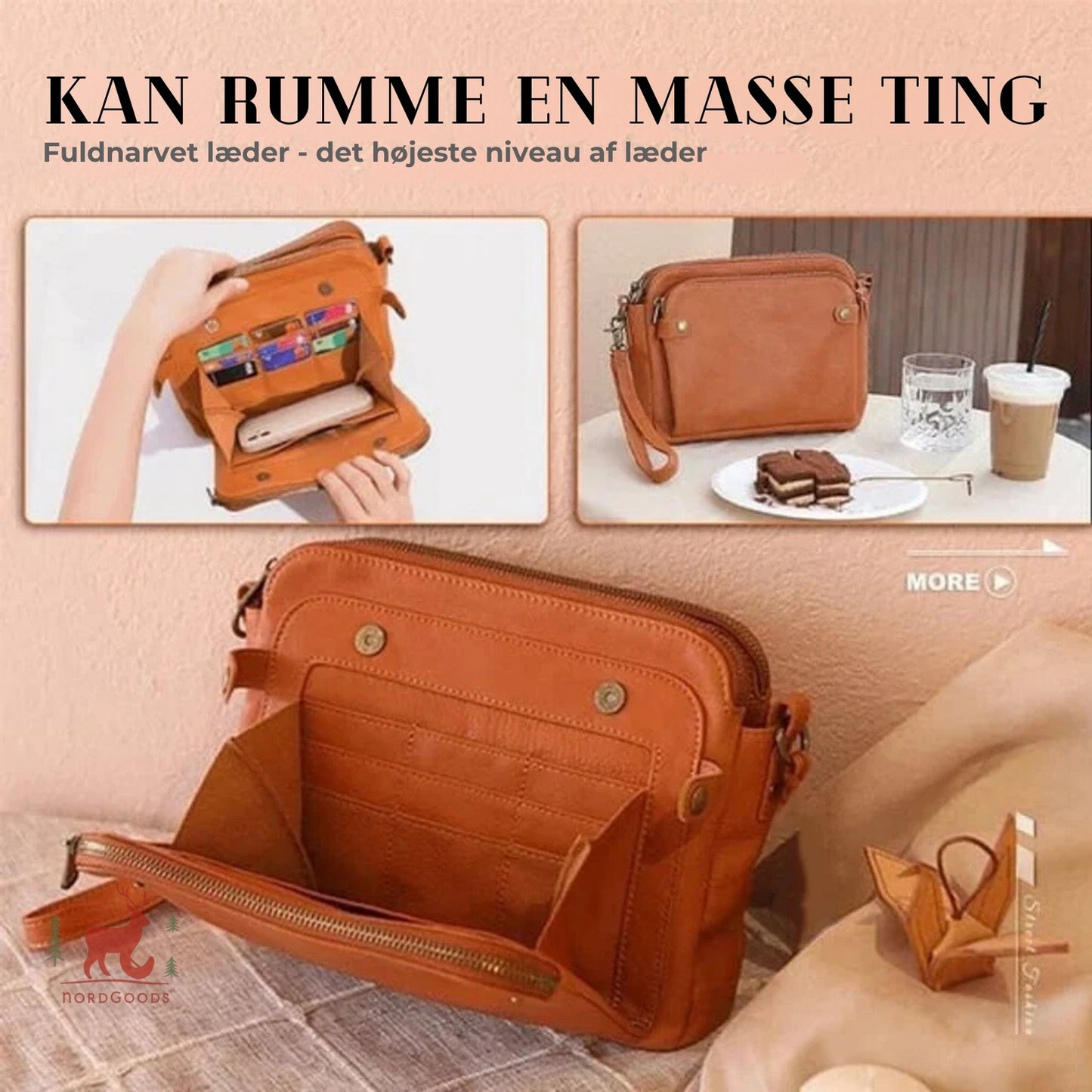 ❄️Winter sale 🎁- Nordlys Crossbody Leather Shoulder Bag