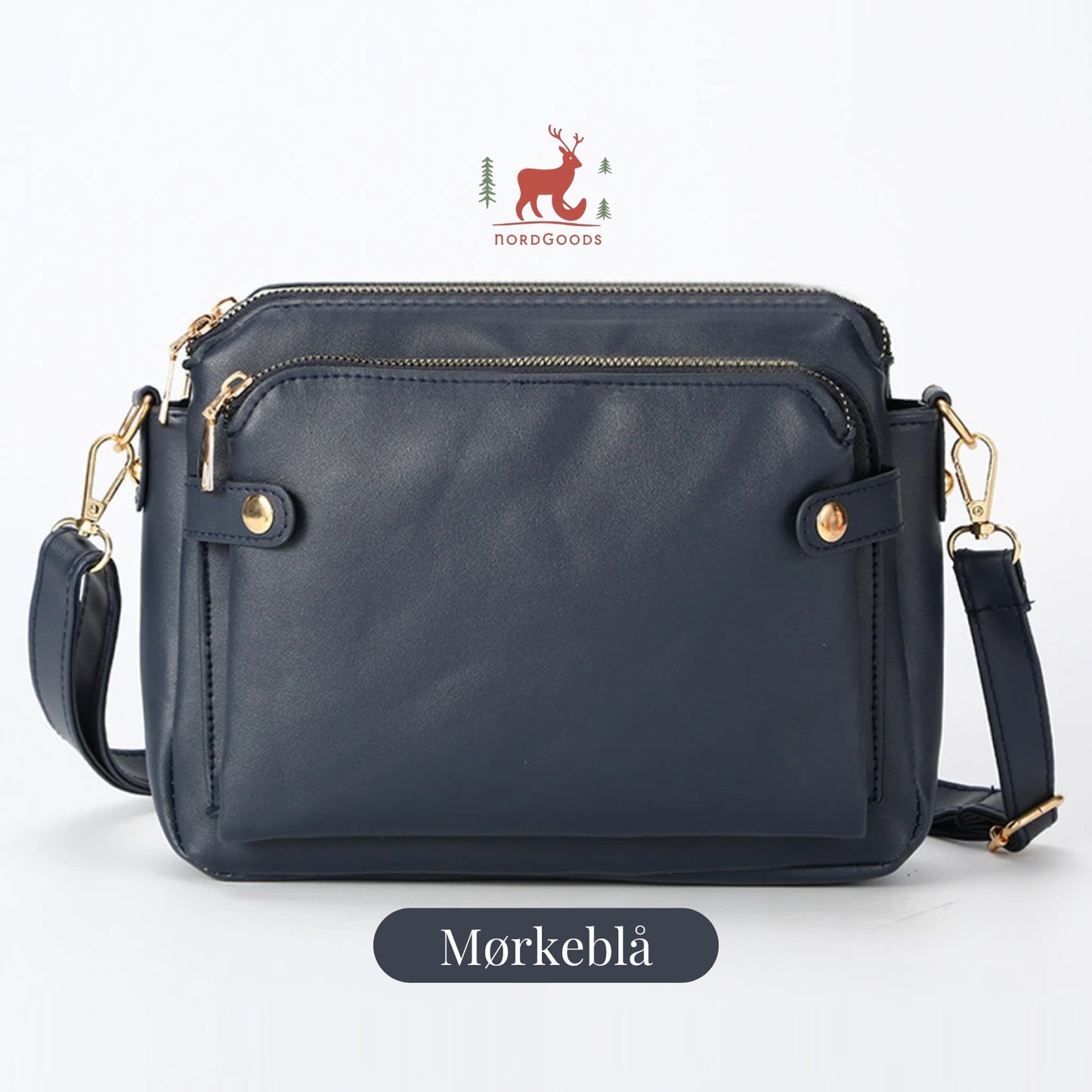 ❄️Vinterudsalg 🎁- Nordlys Crossbody Leather Shoulder Bag
