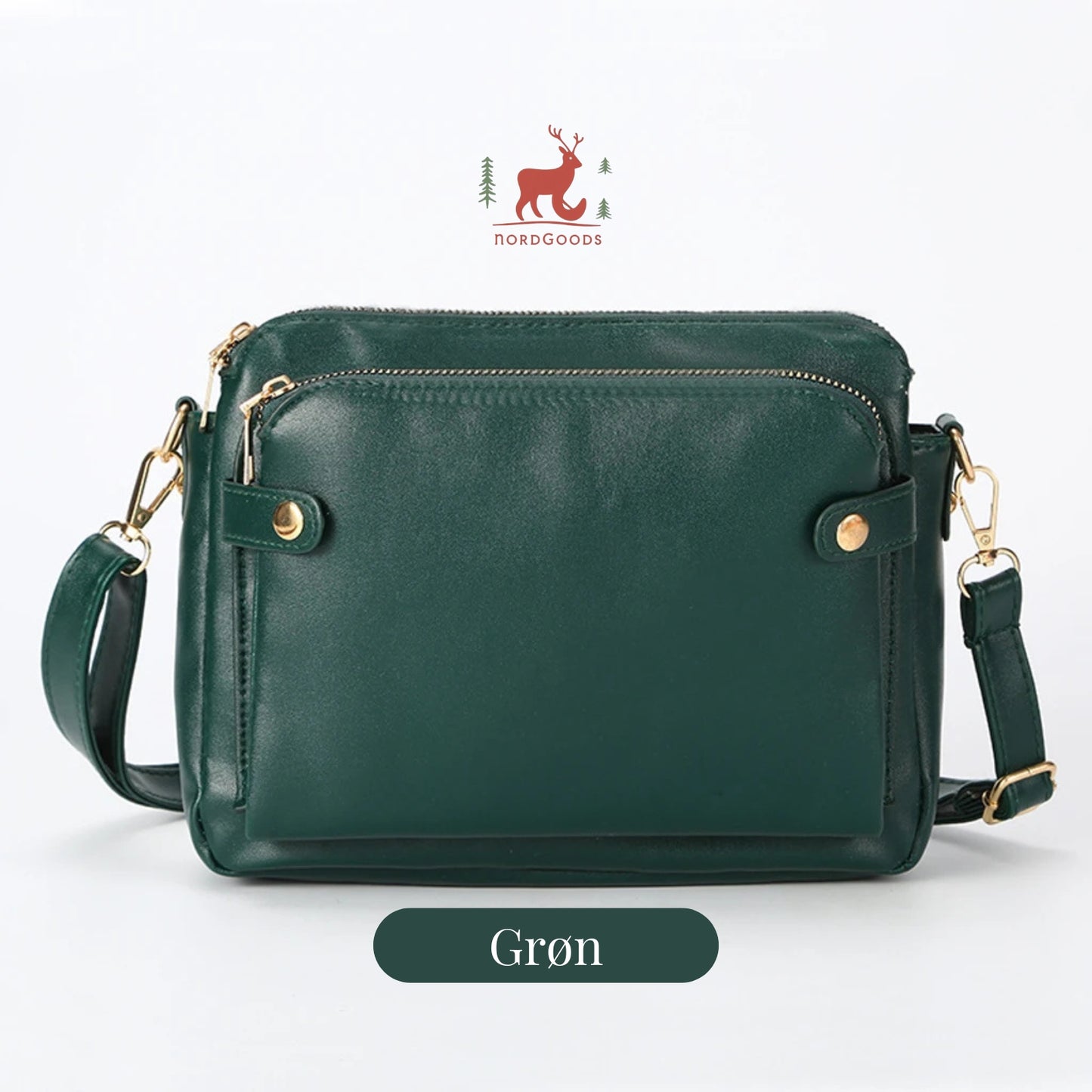 ❄️Vinterudsalg 🎁- Nordlys Crossbody Leather Shoulder Bag