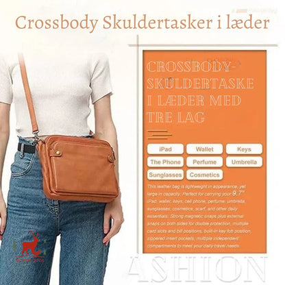 ❄️Vinterudsalg 🎁- Nordlys Crossbody Leather Shoulder Bag